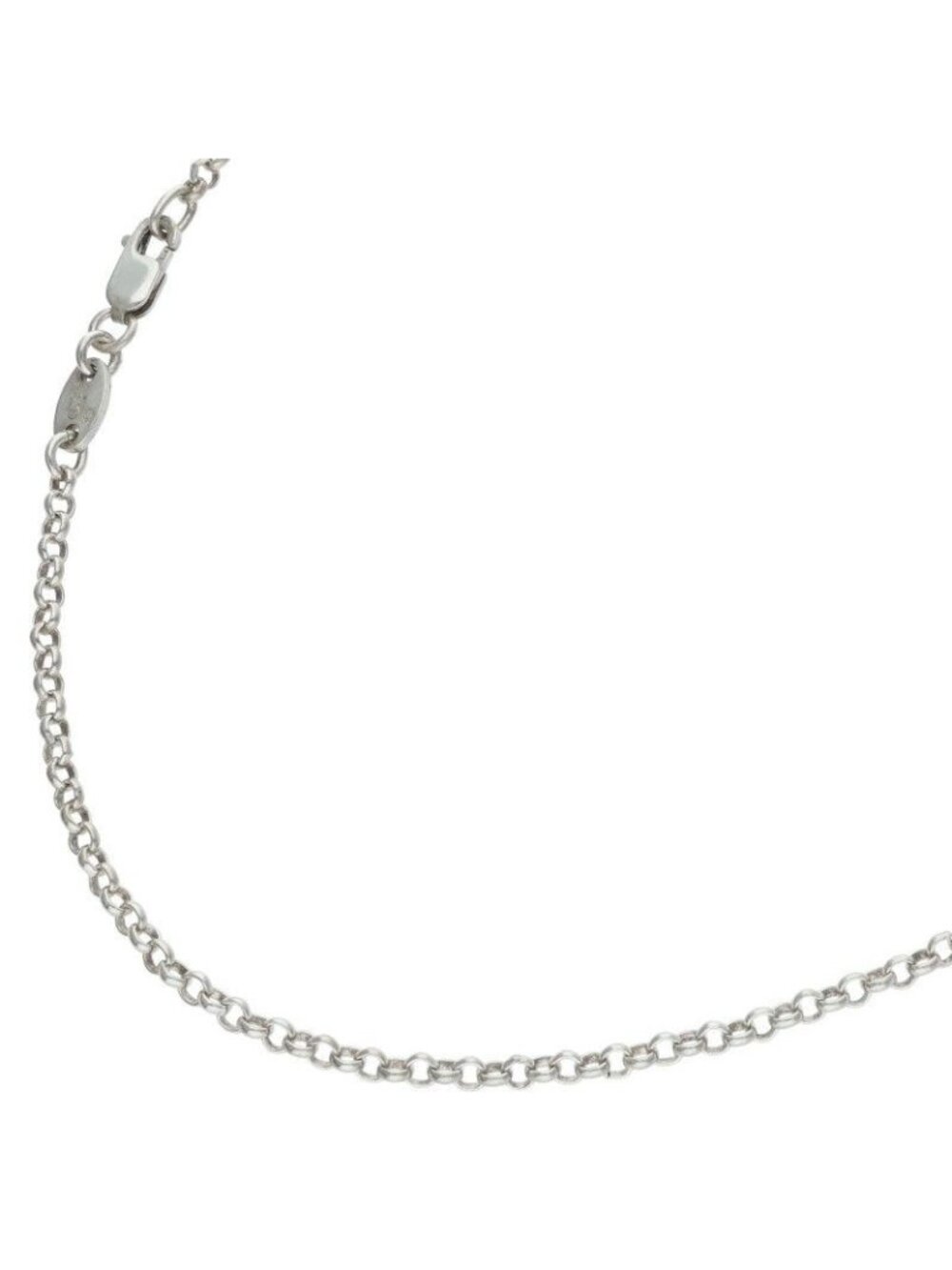 Chrome Hearts Roll Chain Silver Necklace
